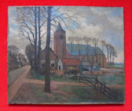 Verkocht.Fekken.Wilem Fekken (1908-1999).Dikke Torentje Eemnes.